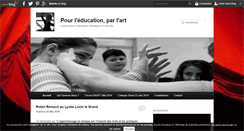 Desktop Screenshot of educationparlart.com